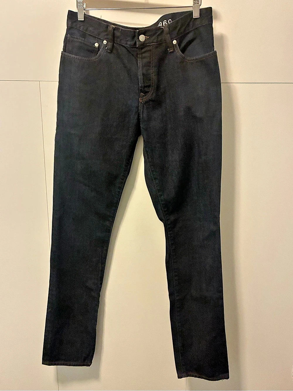Gap 1969 Men’s Skinny Jeans in Dark Wash Waist 36